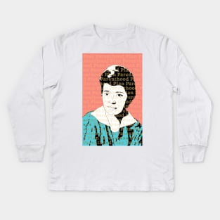 Planned Parenthood Margaret Sanger Feminist Kids Long Sleeve T-Shirt